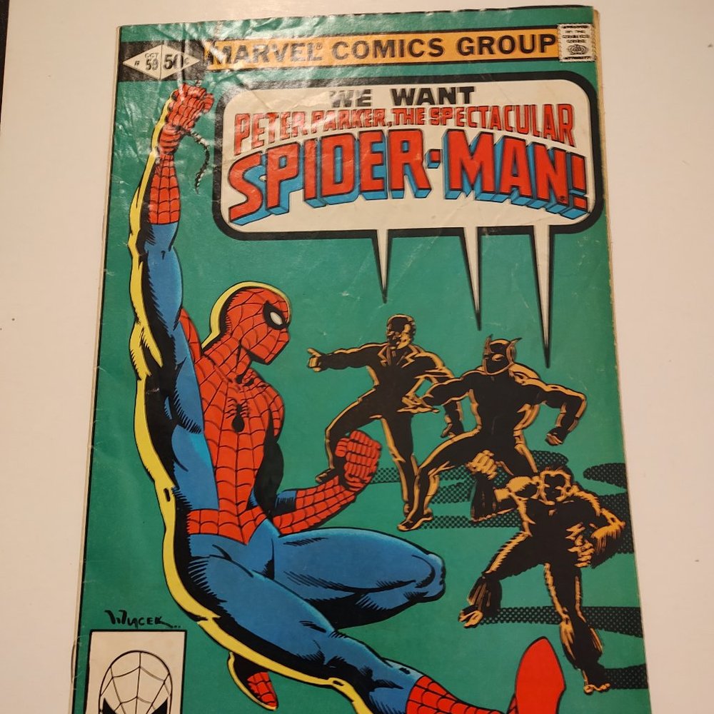 SPECTACULAR SPIDERMAN #59 (OCT 1981) "I Want Spider-Man!" Script by Roger Stern